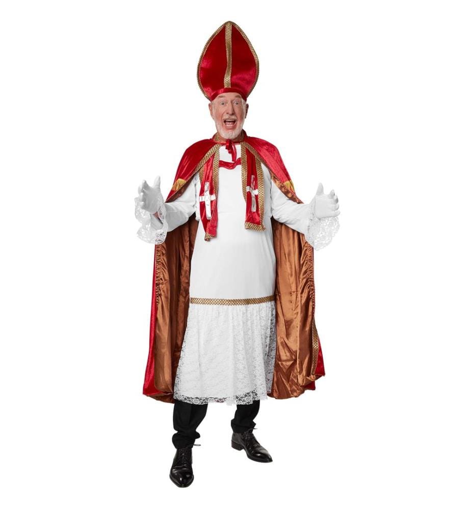 Set de Saint Nicolas rouge foncé
