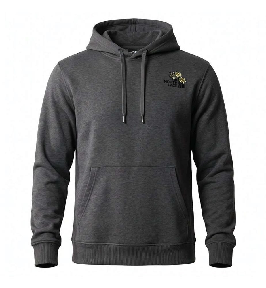 Hoodie Flower Dome - Anthracite