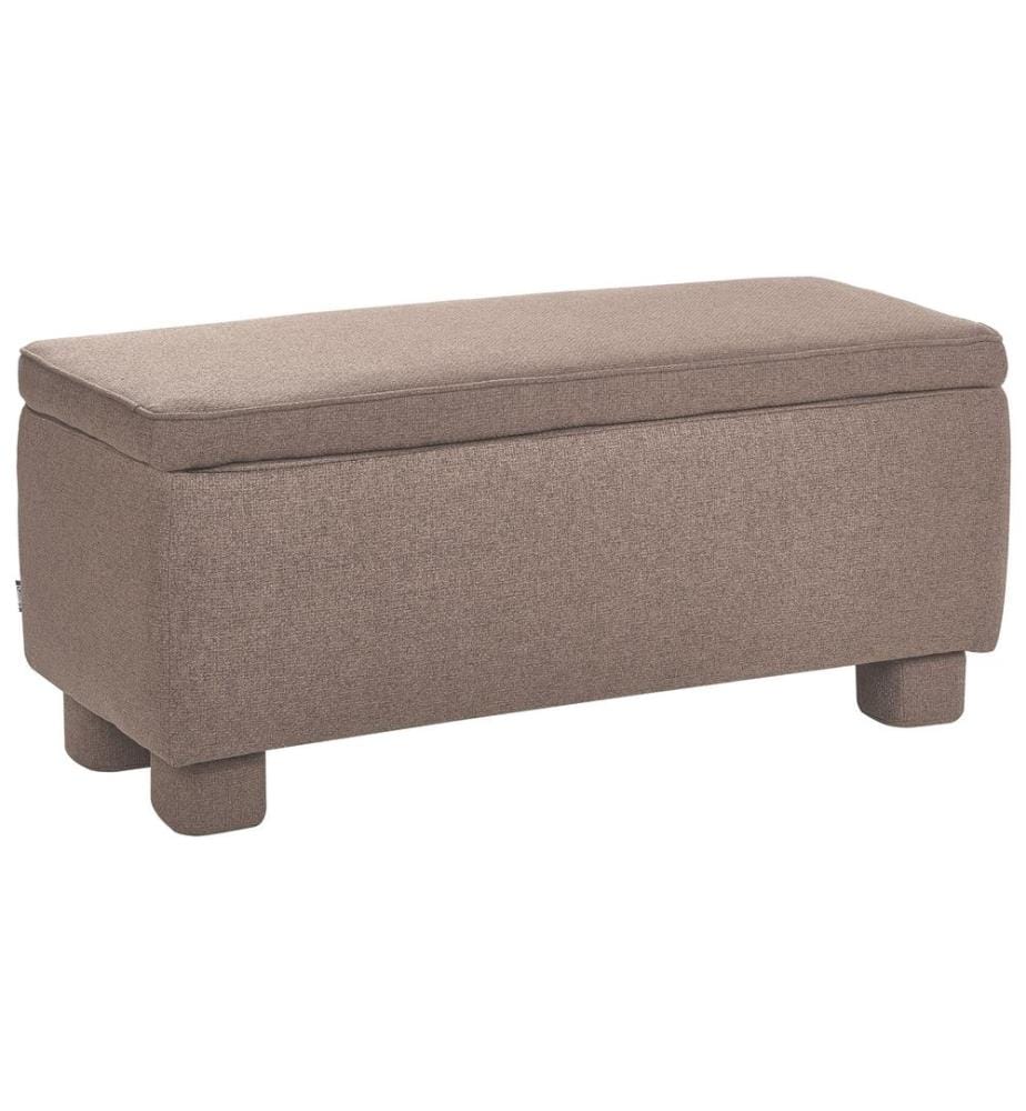 Banc de rangement rembourré ITHACA Tissu Taupe