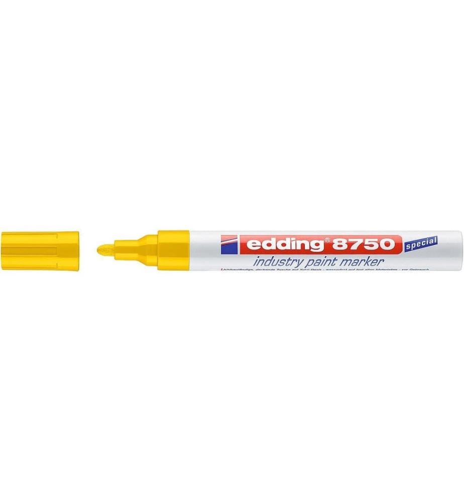 EDDING - Marqueur peinture Industrie 8750 Jaune, 1 pièce