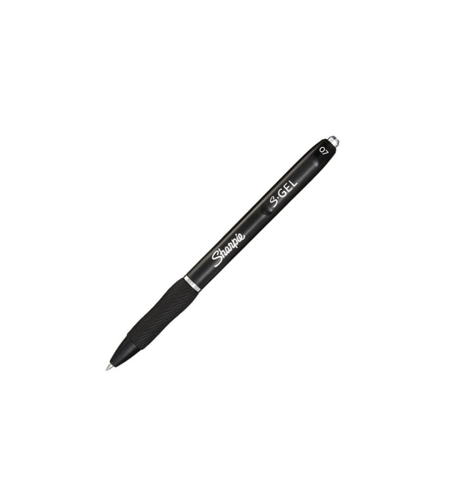 SHARPIE - Stylo à encre gel 0.7 mm, Noir, 3 pièces