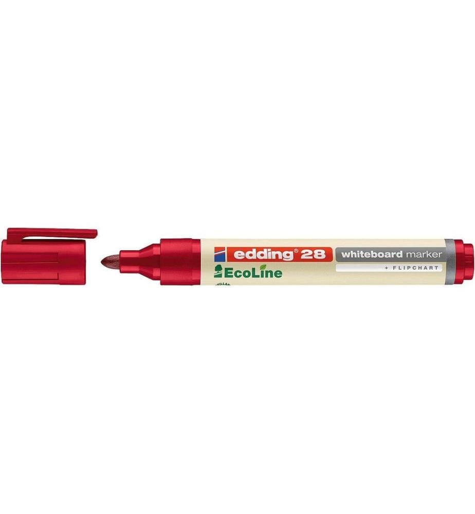 EDDING - Marqueur pour tableau blanc Ecoline 28 Rouge