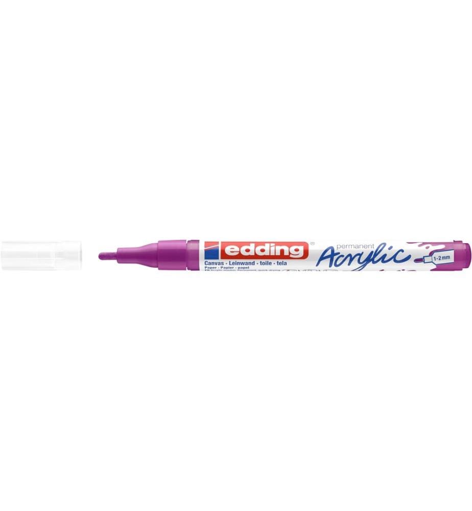 EDDING - Marqueur acrylique 5300 fin, Mûre