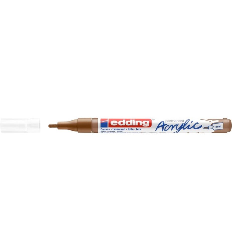 EDDING - Marqueur acrylique 5300 fin, Brun