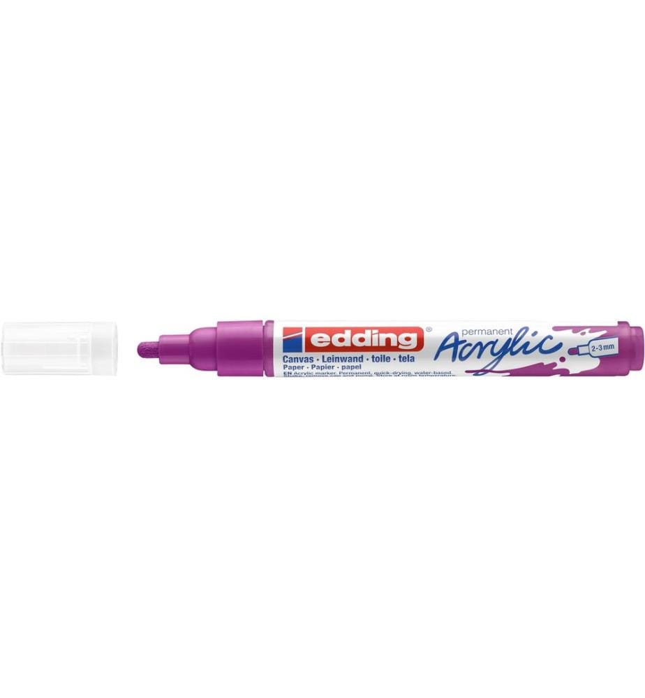 EDDING - Marqueur acrylique 5100 Medium, Mûre