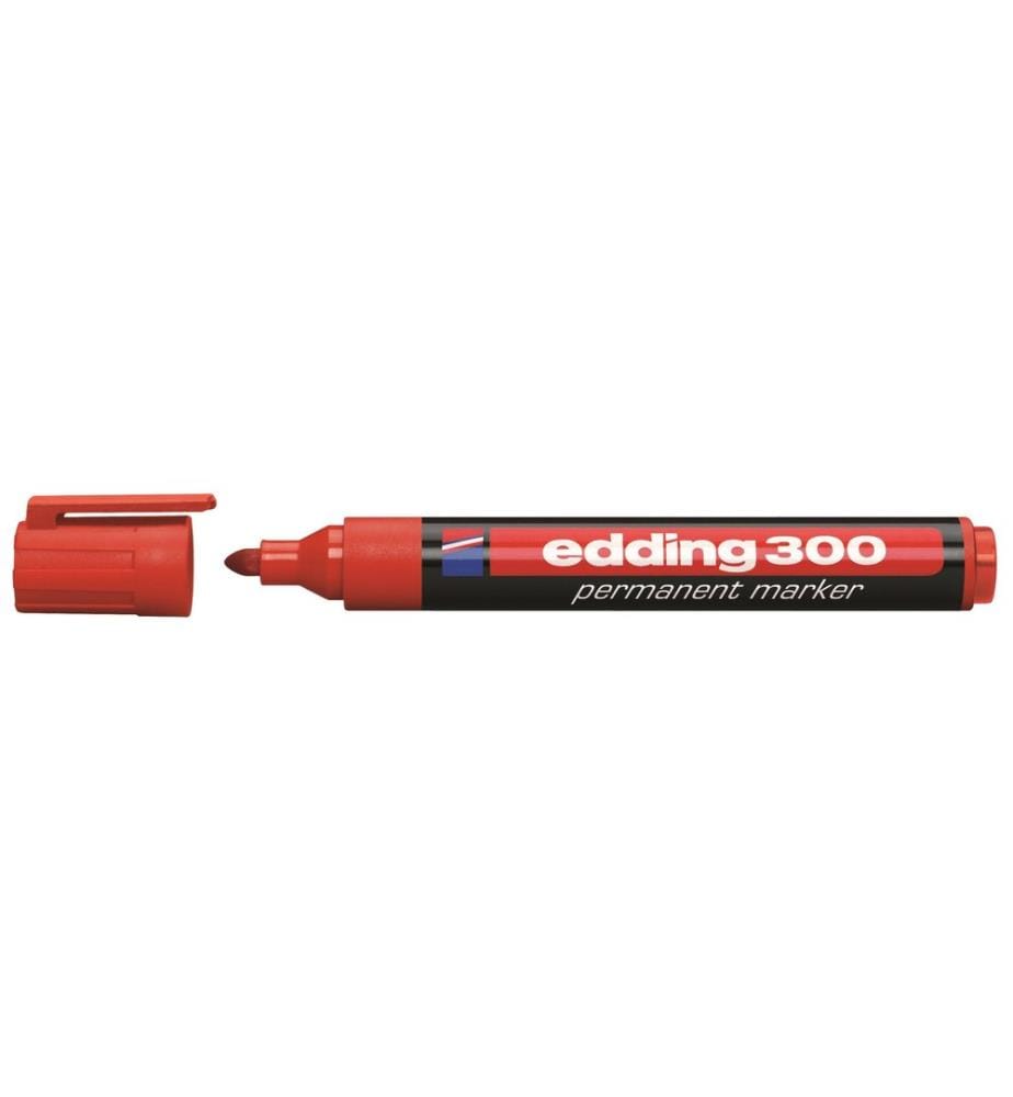 EDDING - Marqueur indélébile 300 Rouge