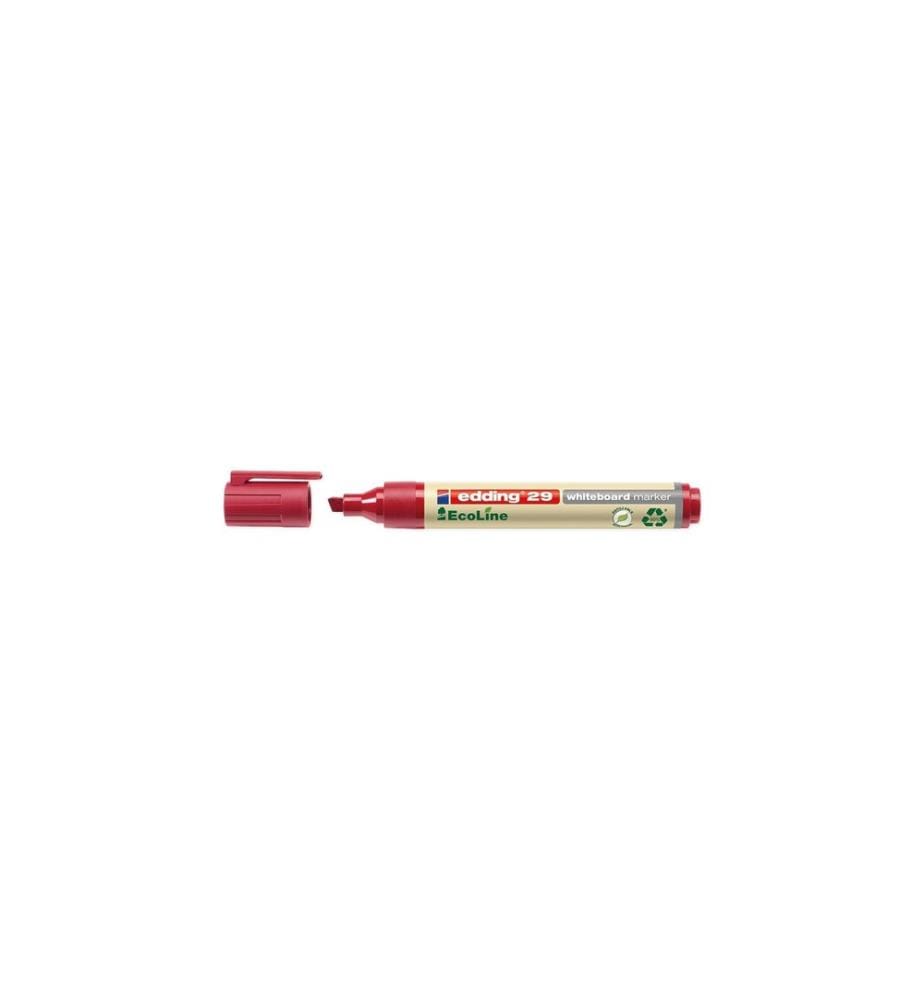 EDDING - Marqueur pour tableau blanc 29 EcoLine Rouge