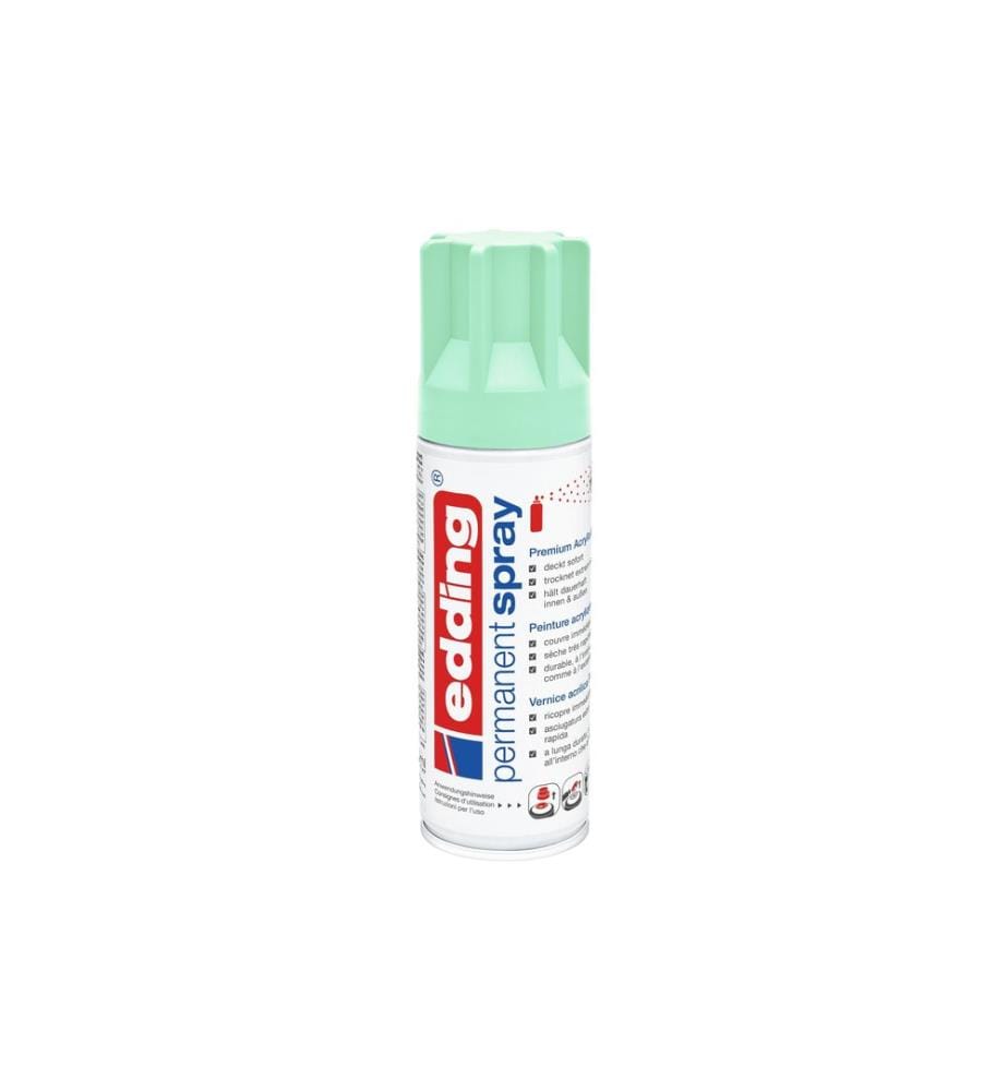 EDDING - Acrylique en bombe 200 ml, Neon Mint matt