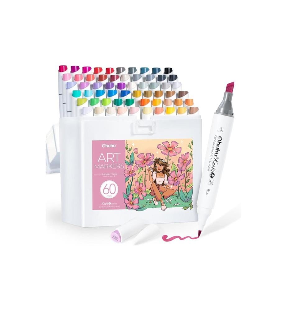 Ohuhu - Marqueur d'art Kaala 60 pièces