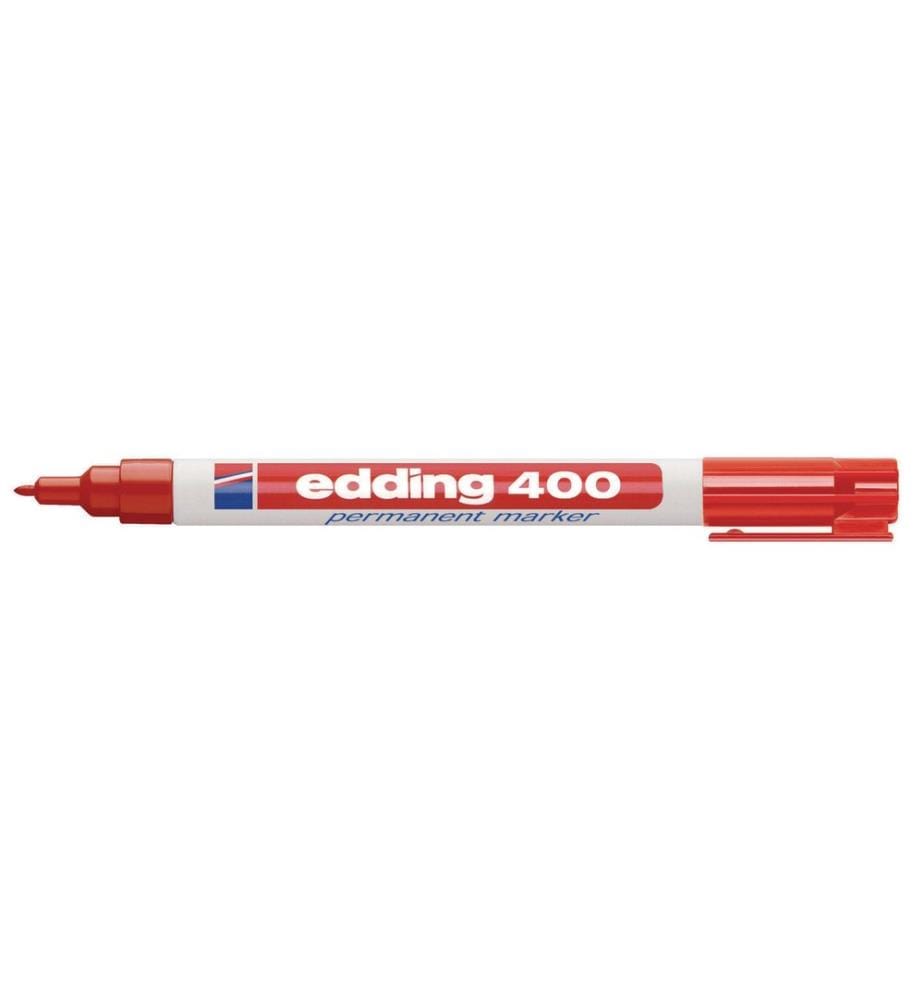 EDDING - Marqueur indélébile 400 Rouge