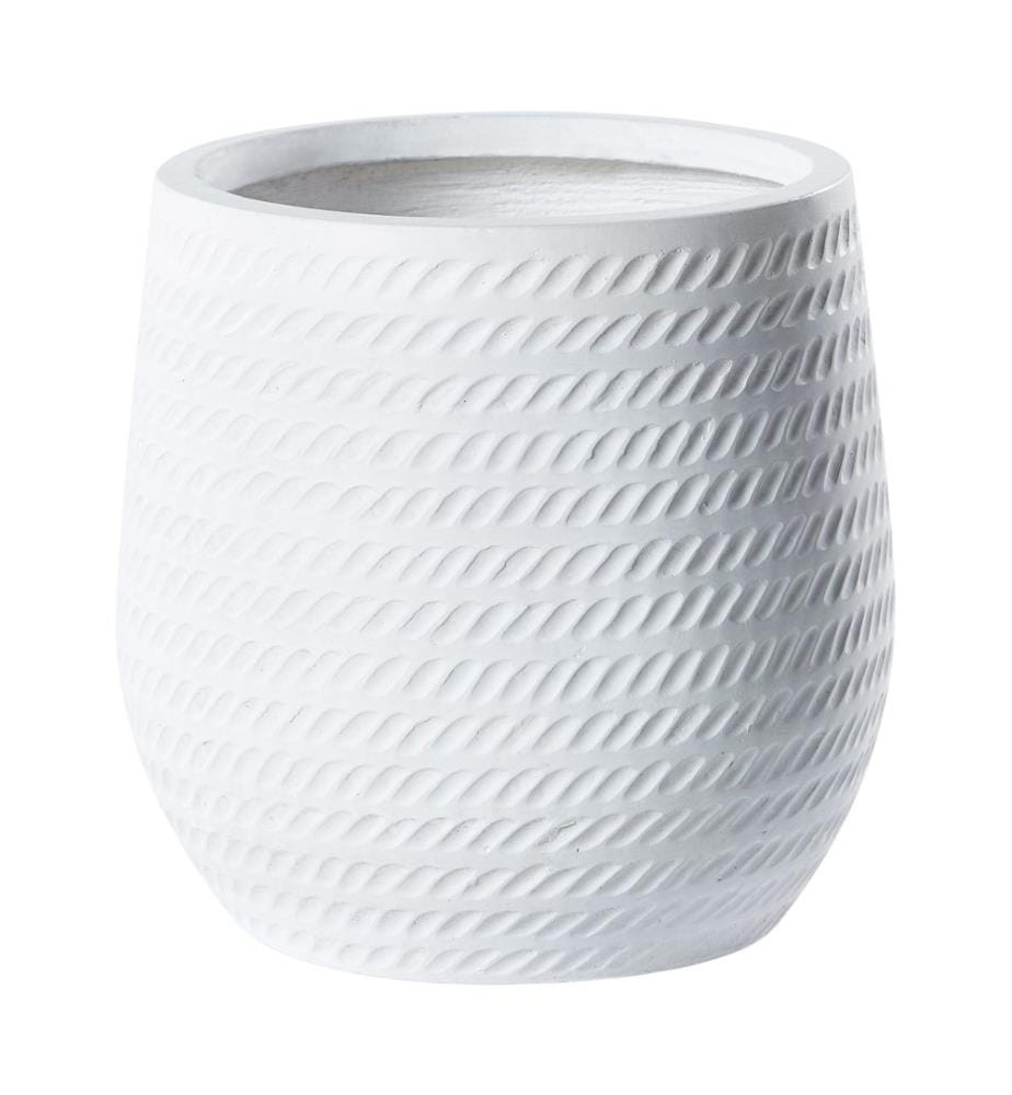 Cache-pot LIVADIA 27 cm Blanc cassé