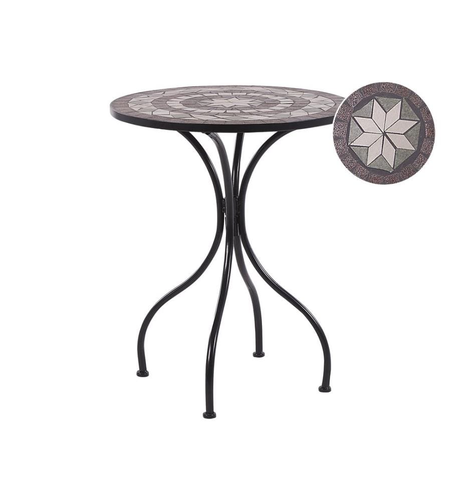 Table bistrot CARIATI 60 cm 60 cm Noir