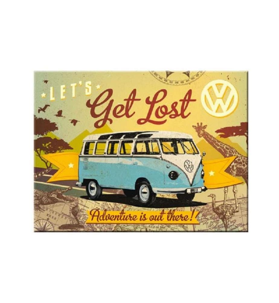 NOSTALGIC ART - Aimant VW Bulli 1 Pièce/s, Multicolore