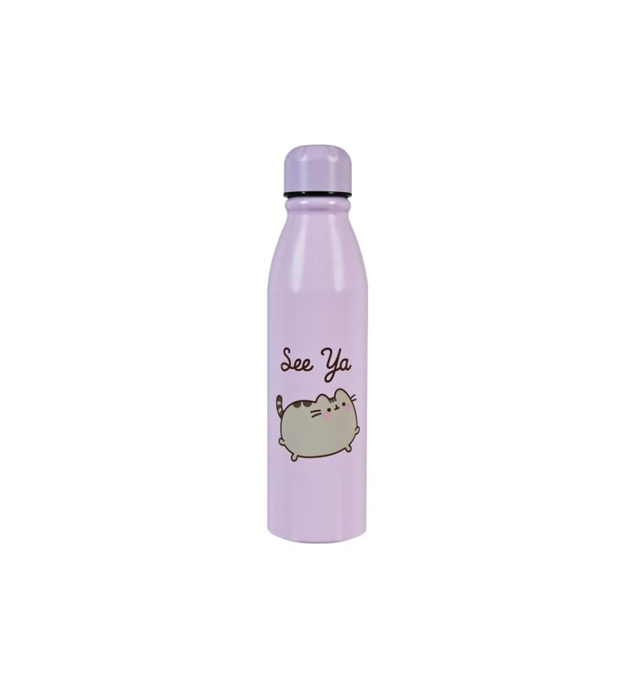 SCOOLI - Gourde Pusheen 600 ml, Marron/Violet