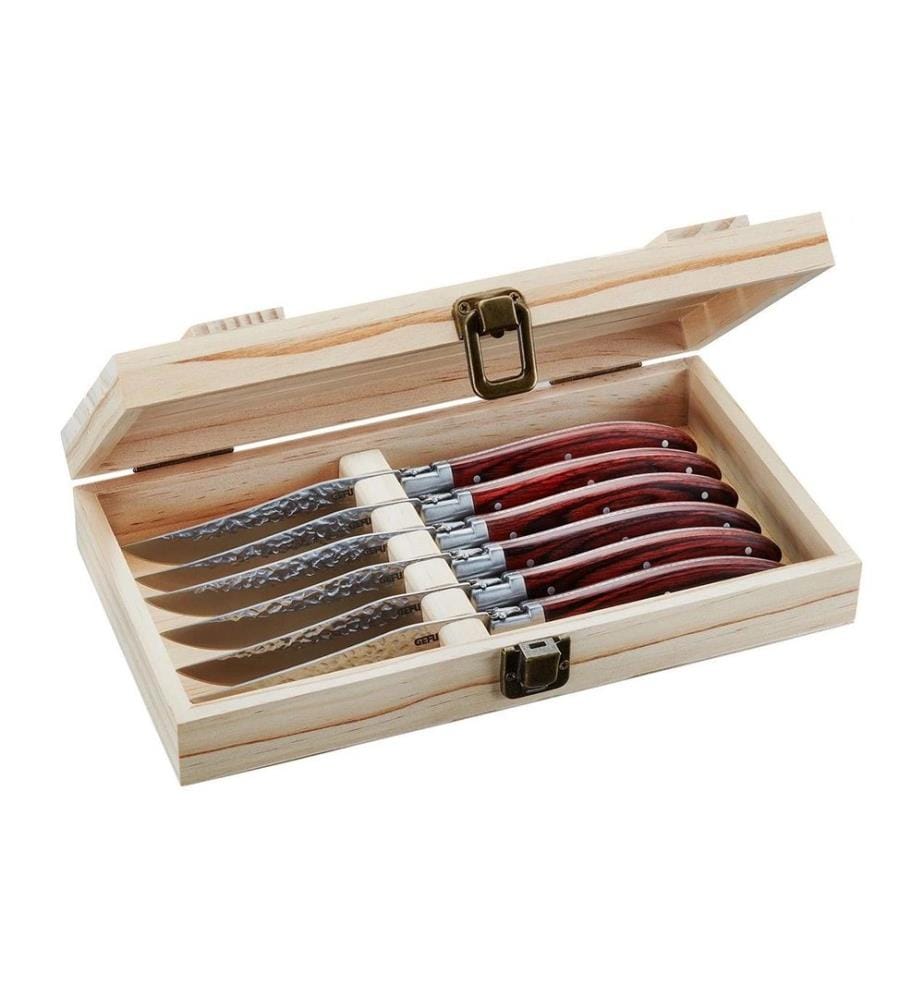 GEFU - Kits de couteaux à steak Rancho 6 pièces