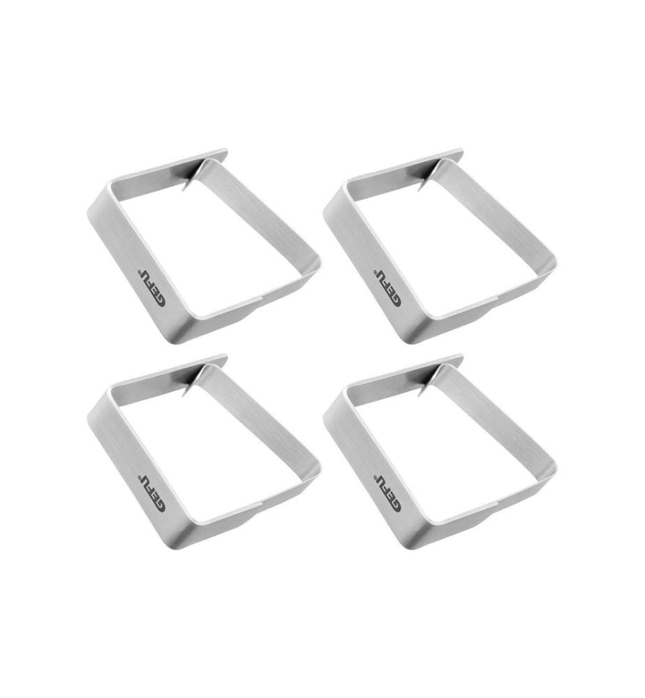 GEFU - Pince nappe Fermo 8 x 23.5 x 1.9 cm, 4 pièces