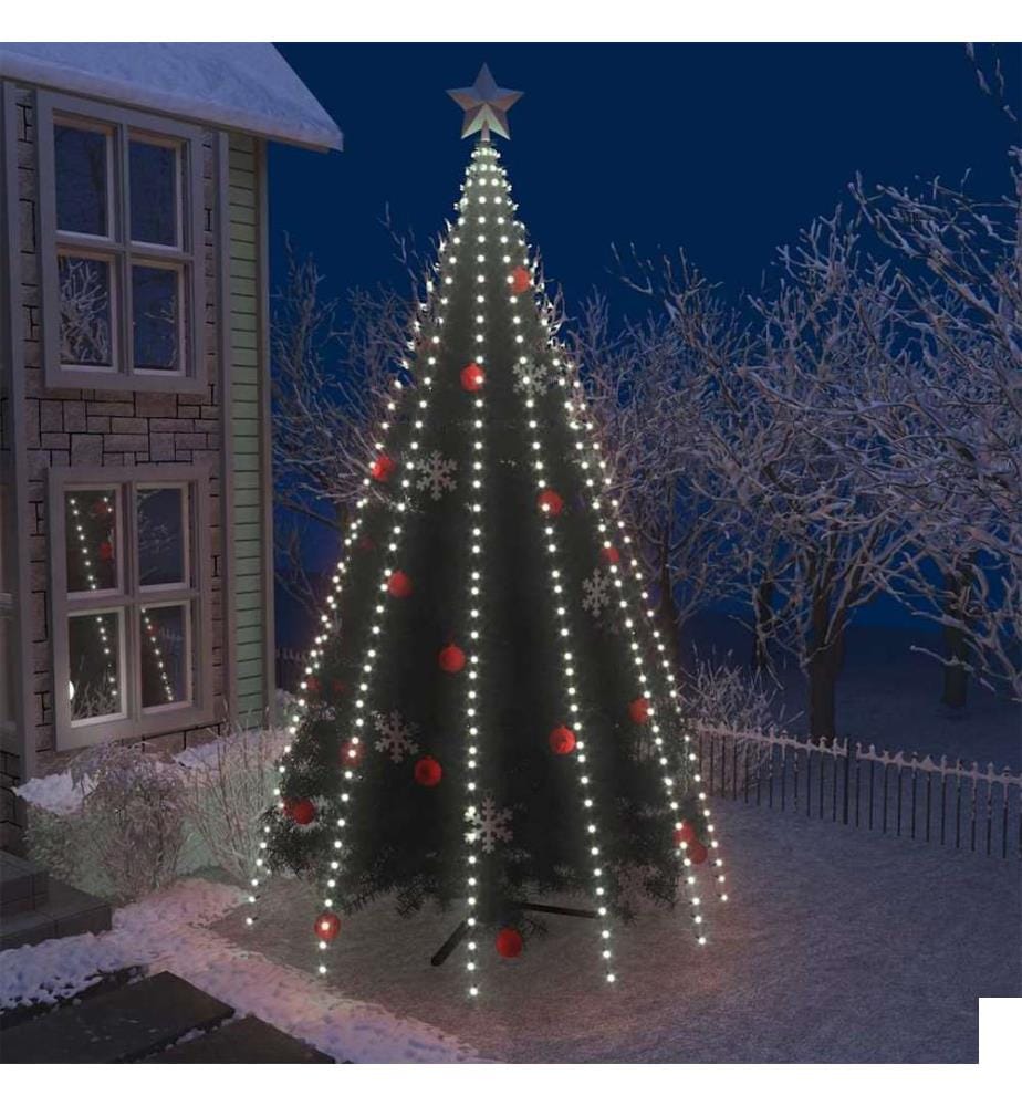 Guirlande lumineuse avec 500 LED Blanc froid 500 cm Int/Ext