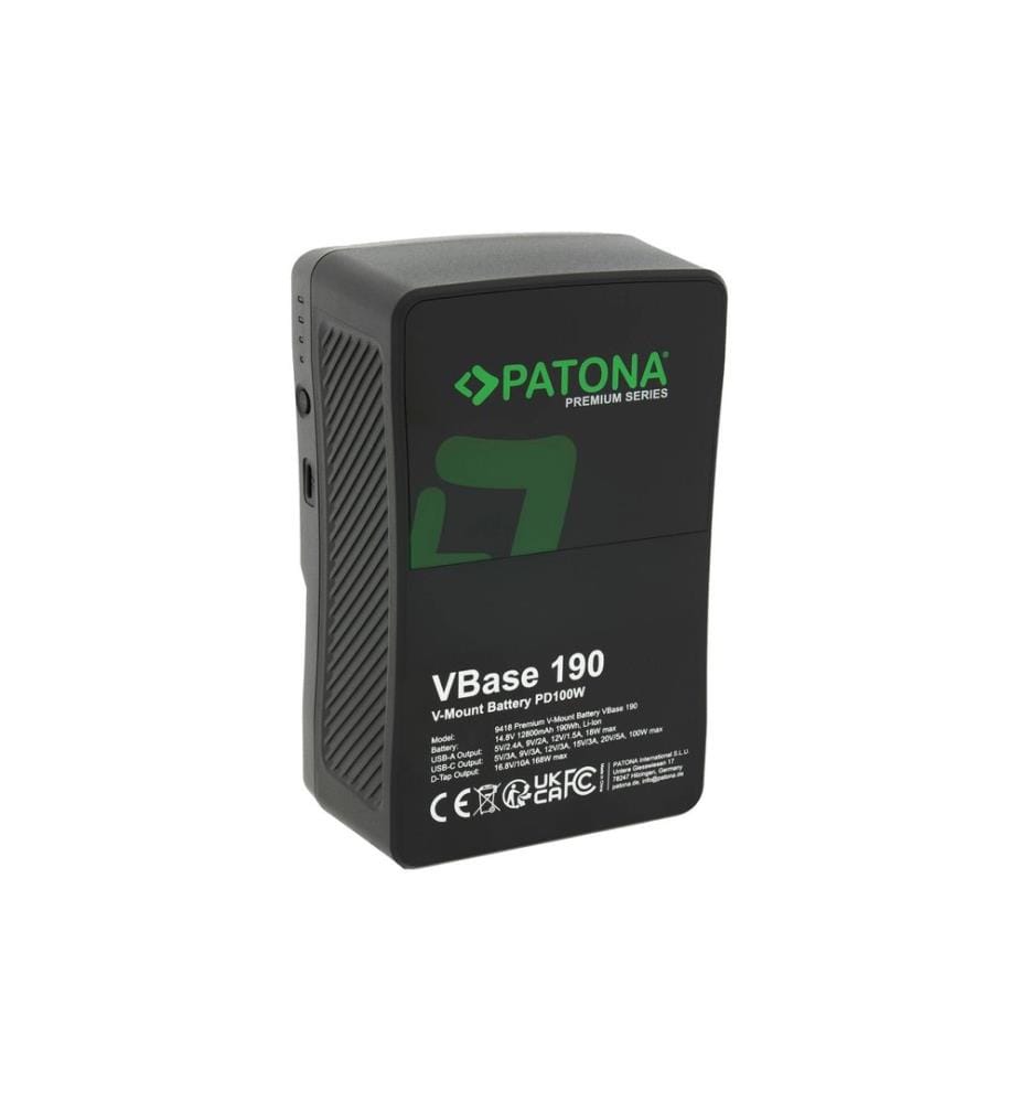 Patona Batterie pour appareil photo numérique VBase 190