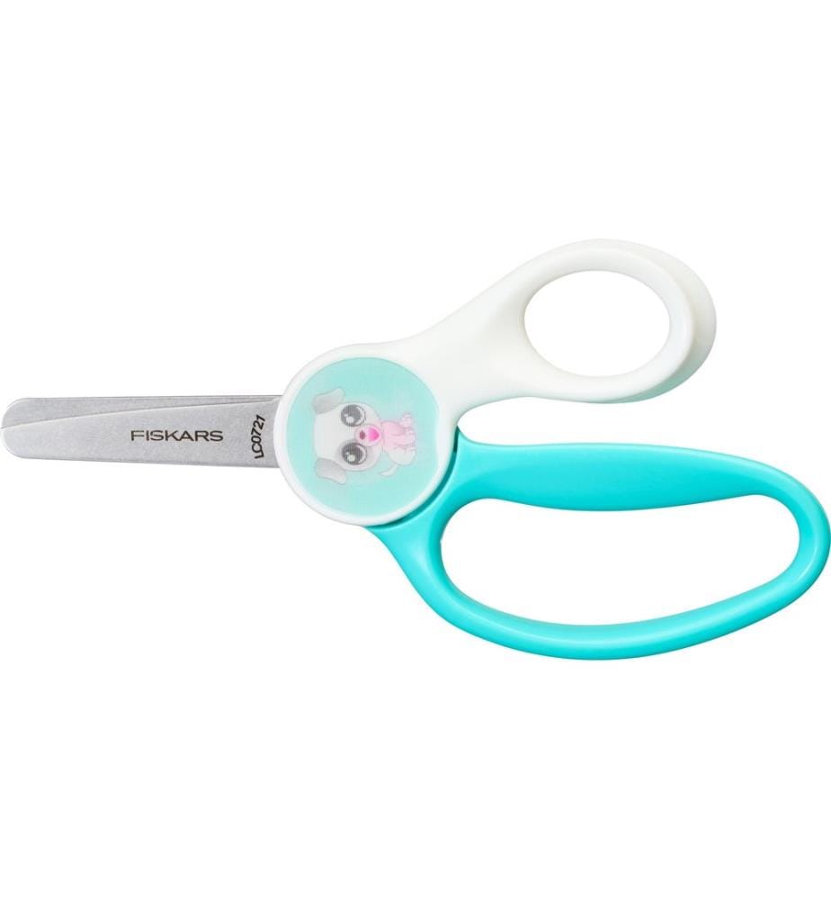 FISKARS - Ciseaux pour enfants Puppy 13 cm, Acier inoxydable, Droitiers