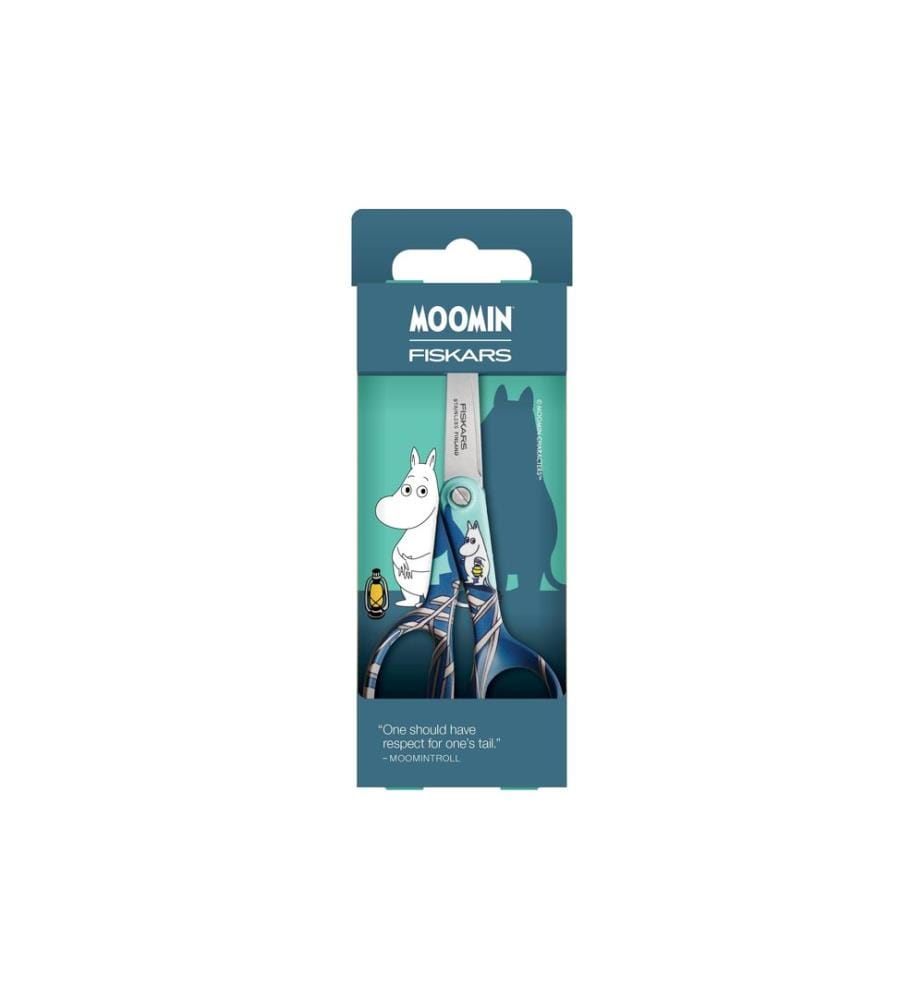 FISKARS - Ciseaux pour enfants Moomintroll 13 cm, pétrole