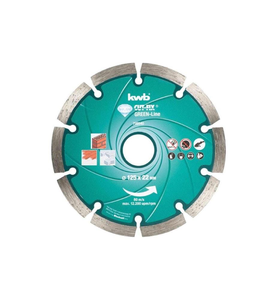 KWB - Disque à trancher Green-Line Diamant 125 mm