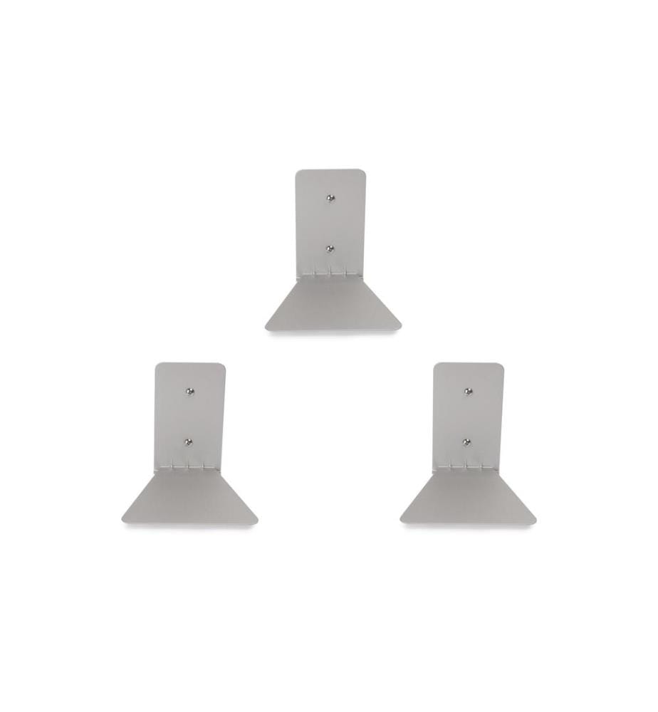 UMBRA - Étagère murale Conceal Lot de 3, argent