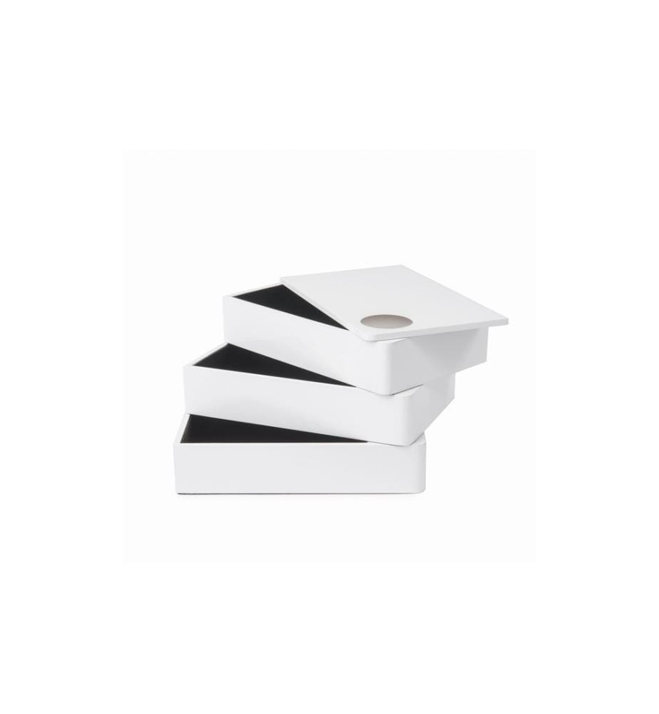 Umbra Boîte à bijoux Spindle 19 x 13 cm, Blanc