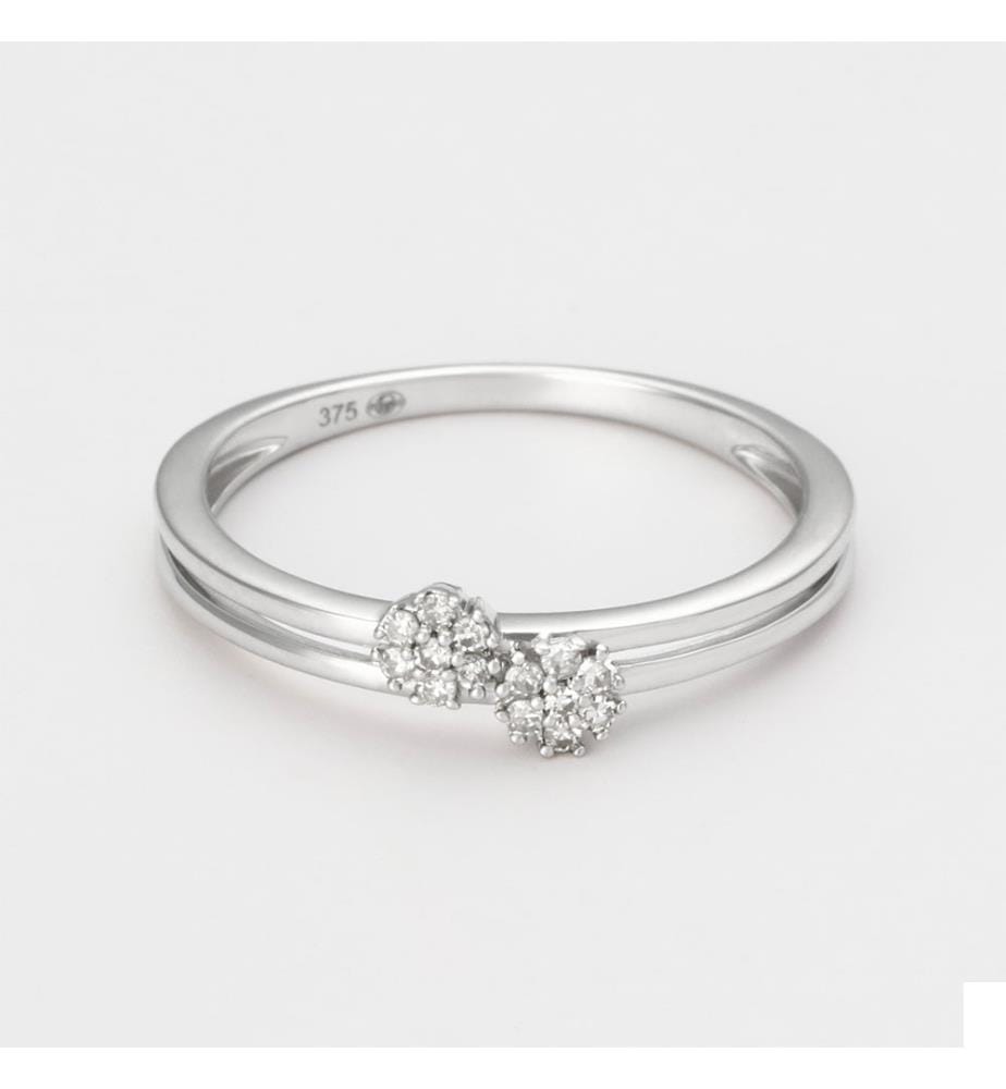 Bague Aura Divine - Or Blanc