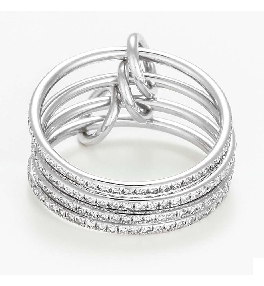 Bague Télesto - Or Blanc 375/1000