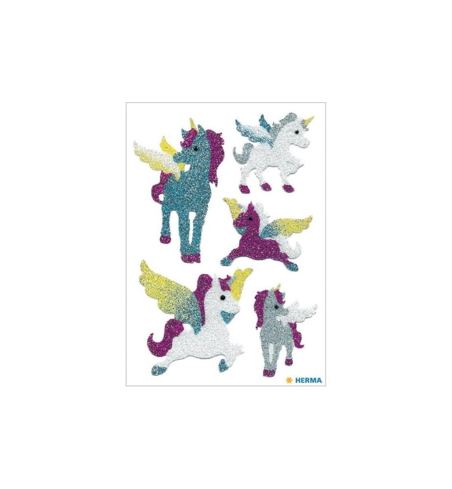 HERMA - Stickers Autocollant à motif Licornes Diamond, 1 feuille