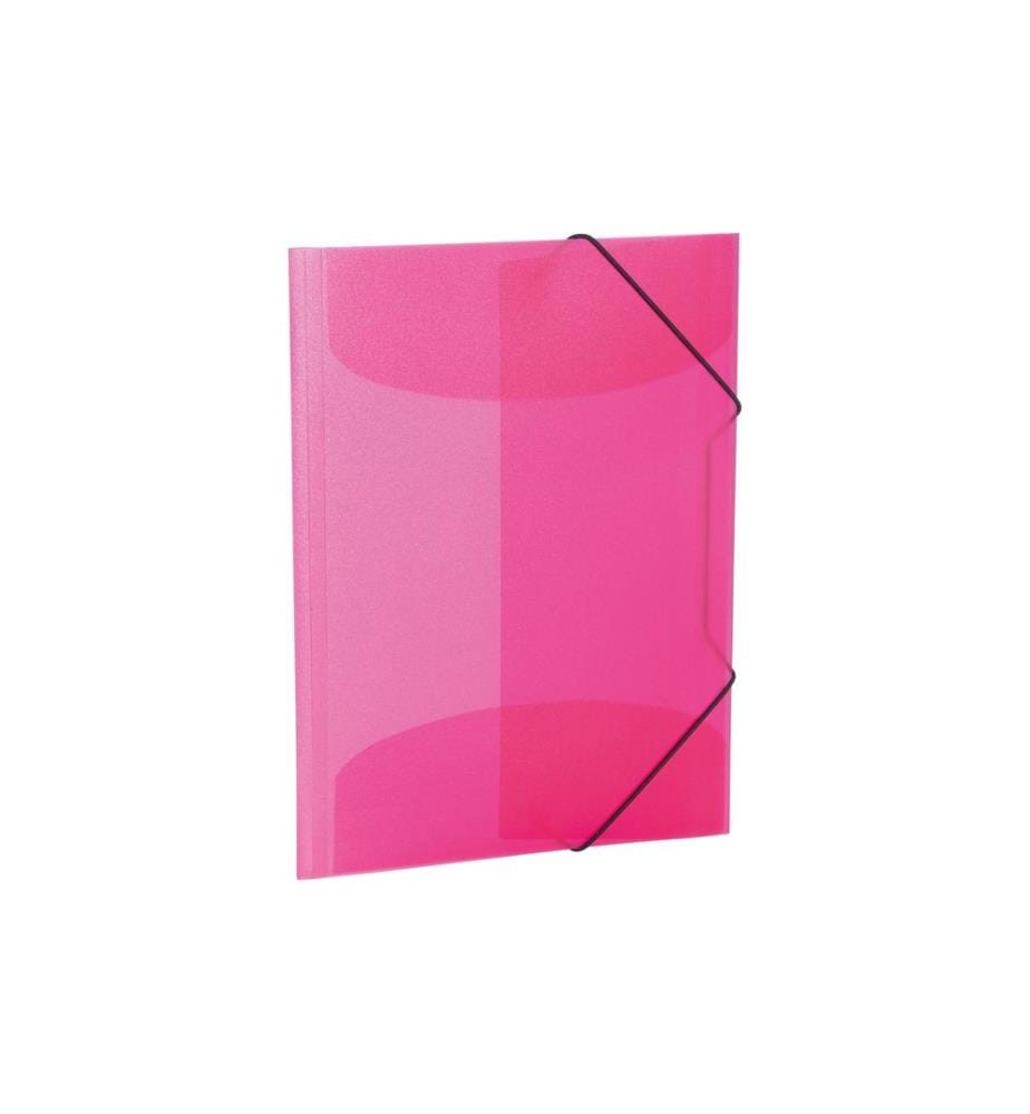 HERMA - Chemise à rabats A4 PP translucide Rose