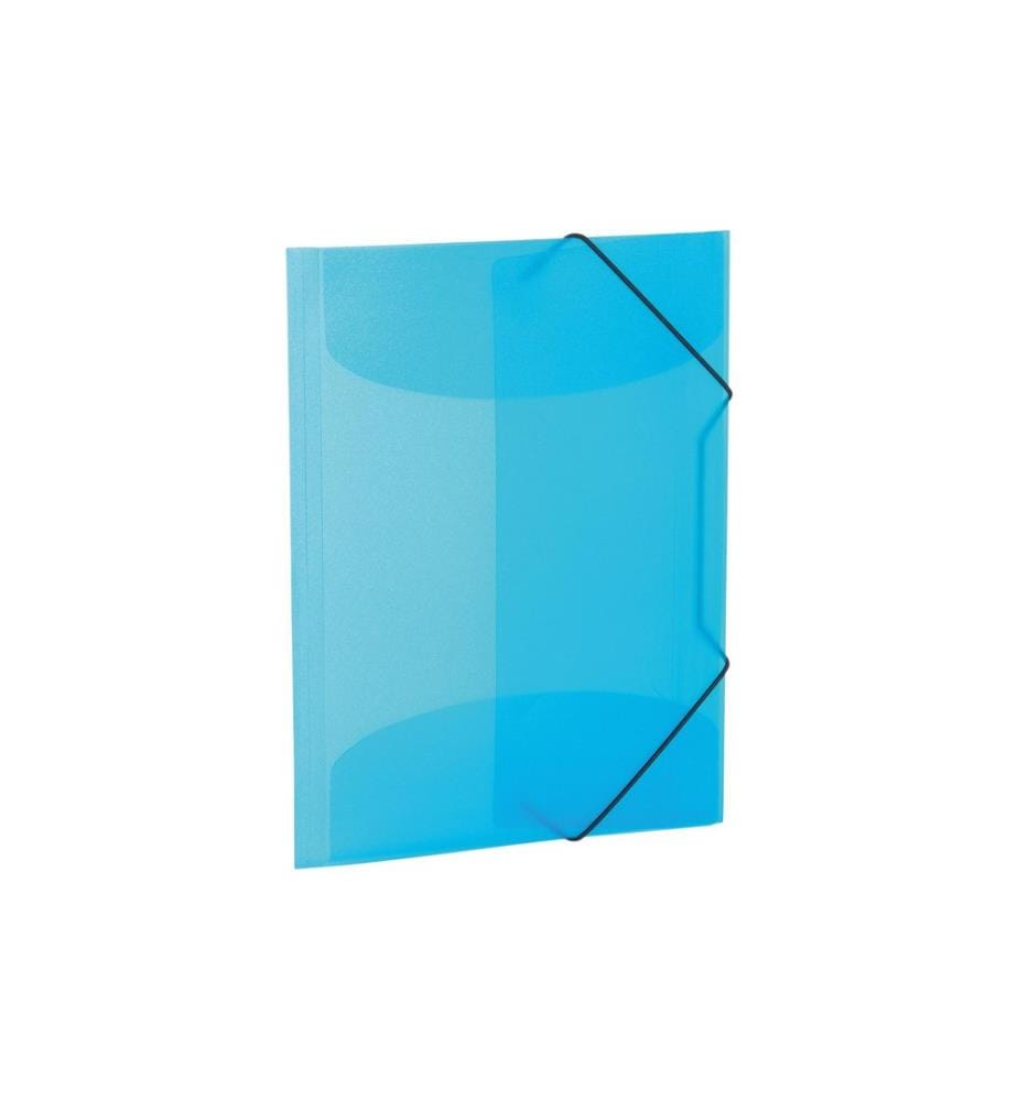 HERMA - Chemise à rabats A4 PP translucide Bleu