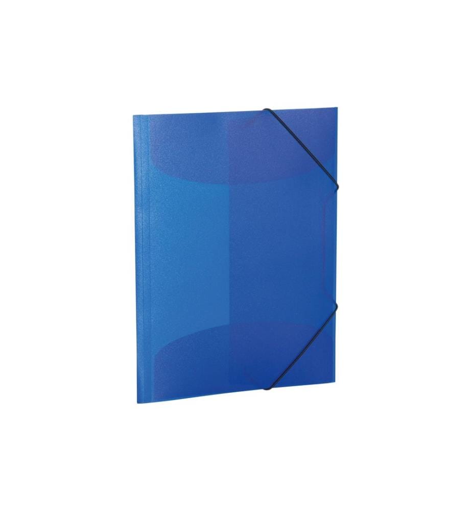 HERMA - Chemise à rabats A4 PP translucide Bleu