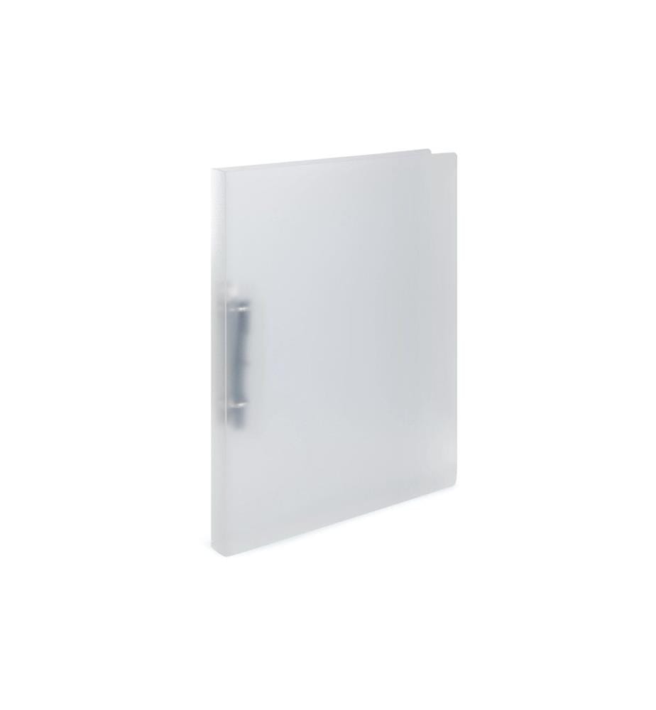 HERMA - Classeur à anneaux A4 translucide blanc Mécanisme d'anneau 2D