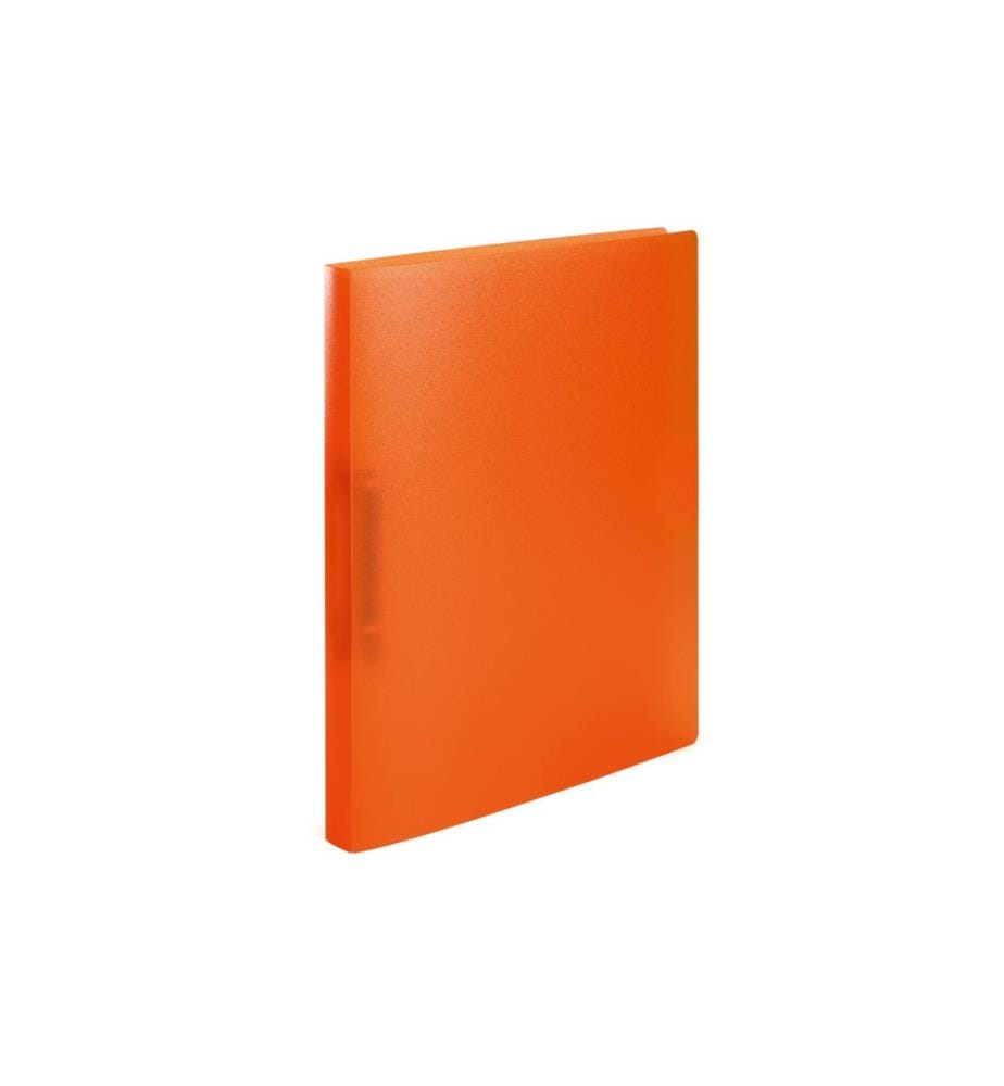 HERMA - Classeur à anneaux A4 orange translucide Mécanisme d'anneau 2D