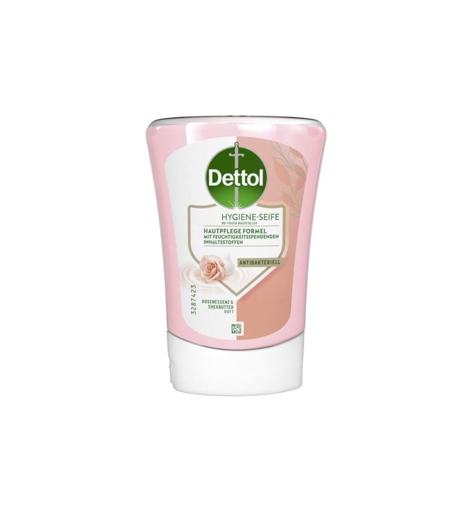 DETTOL - Savon pour les mains No-Touch Recharge beurre de karité & pétales de rose 250 ml