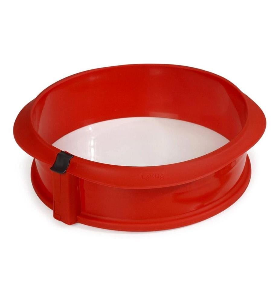 Lékué - Moule à charnière avec plaque en céramique, silicone / céramique, 23 cm