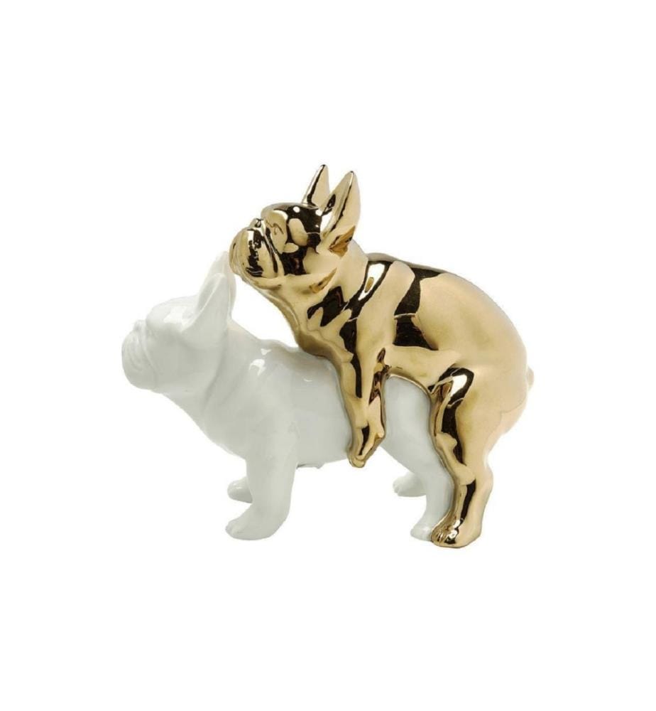 Kare Chiens d'amour Blanc/Or