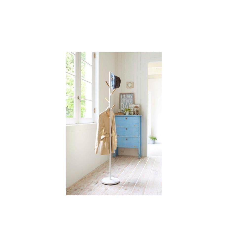 YAMAZAKI - Porte-manteau Tour Blanc