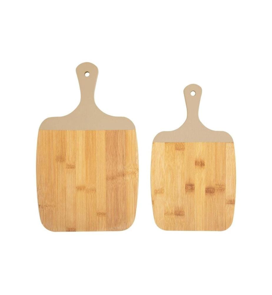 PRESENT TIME - Kits de planches à découper Gourmet 19 cm x 33 cm, Sable