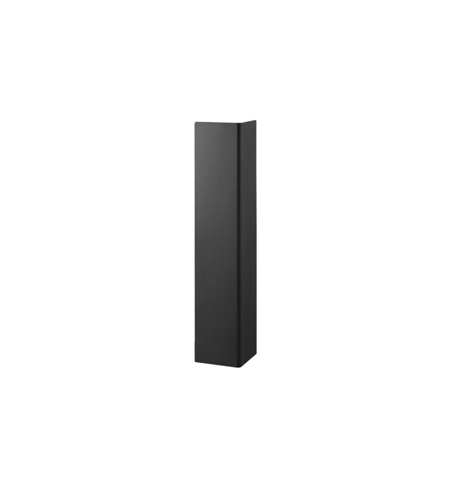 YAMAZAKI - Porte-rouleau pour papier toilette Tour avec roulettes 16 x 80.5 cm, noir