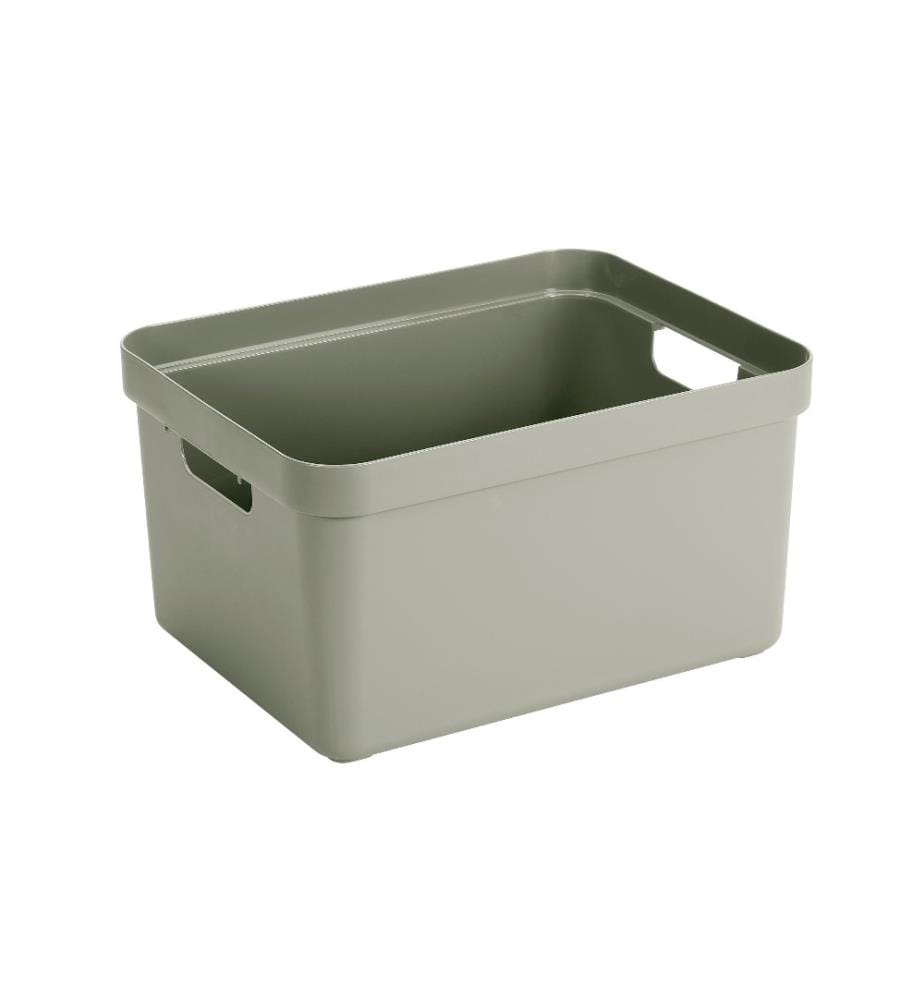 SIGMA HOME - Boîte de rangement 32 l Vert clair