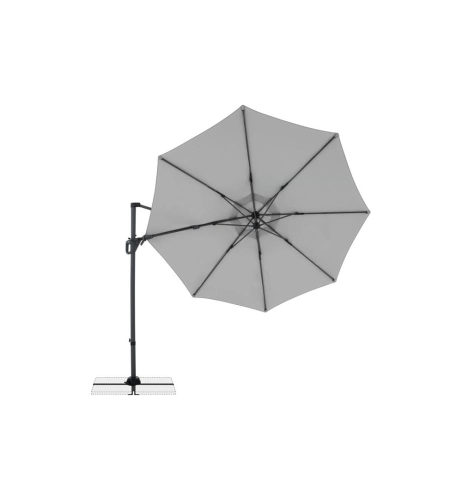 Doppler - Parasol Life 310 Side - Gris clair