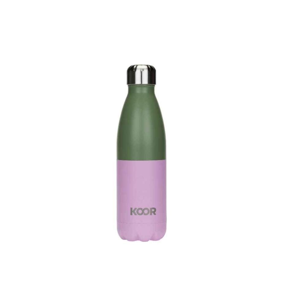 KOOR - Gourde Oliva / Flamingo 500 ml