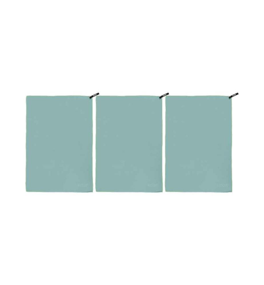 KOOR - Serviette de bain Silva Verde paquet de 3 M 65 x 90 cm