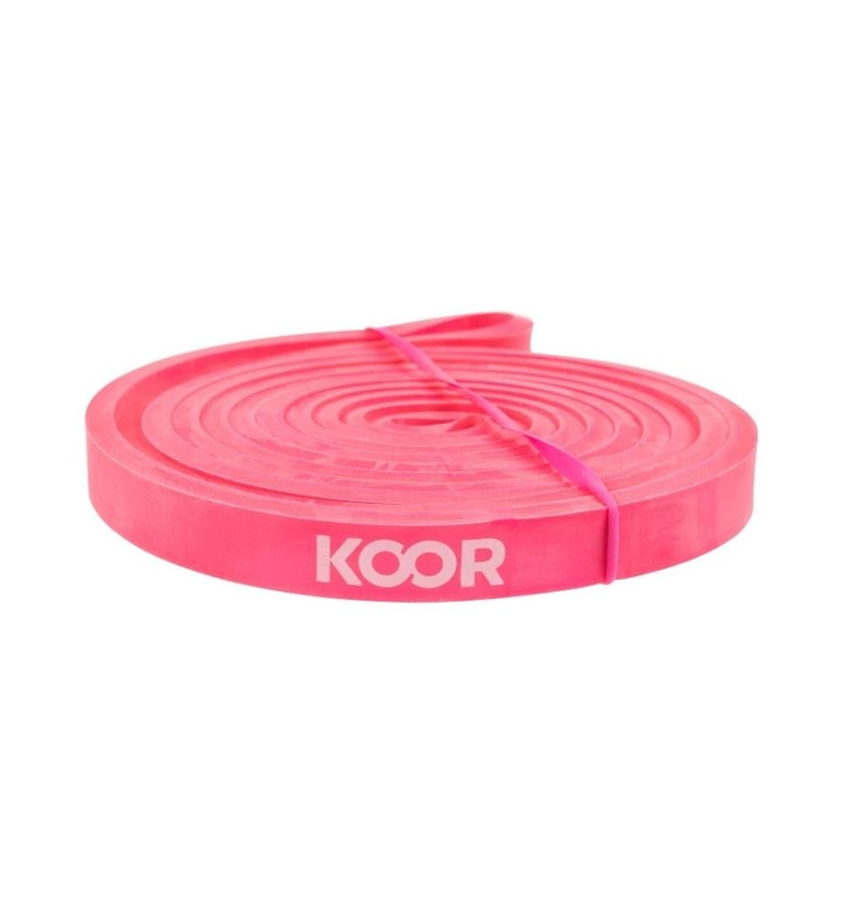 KOOR - Bande élastique de musculation extra léger, rose
