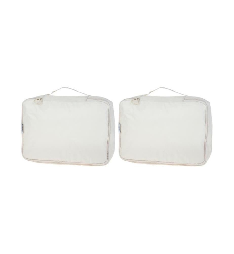 KOOR - Sac à linge Reesa, taille S, pack de 2, beige