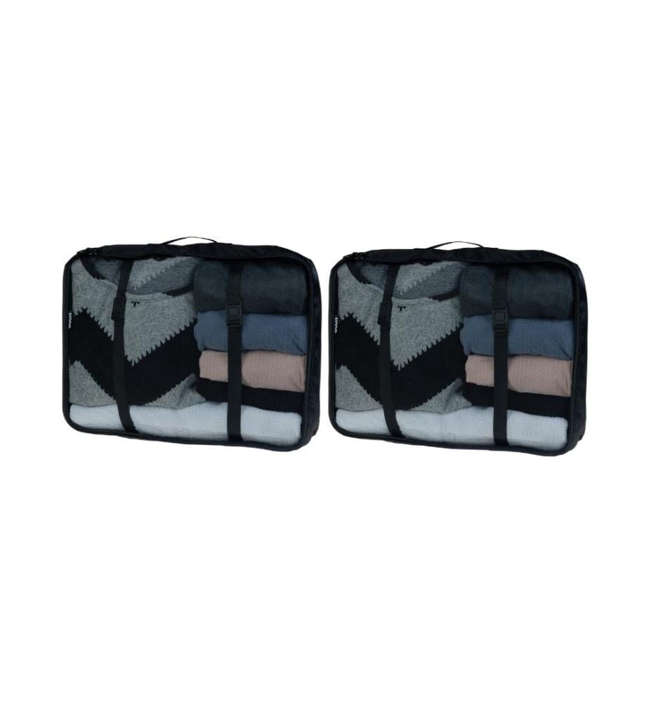 KOOR - Sac à linge Reesa, taille XL, pack de 2, noir