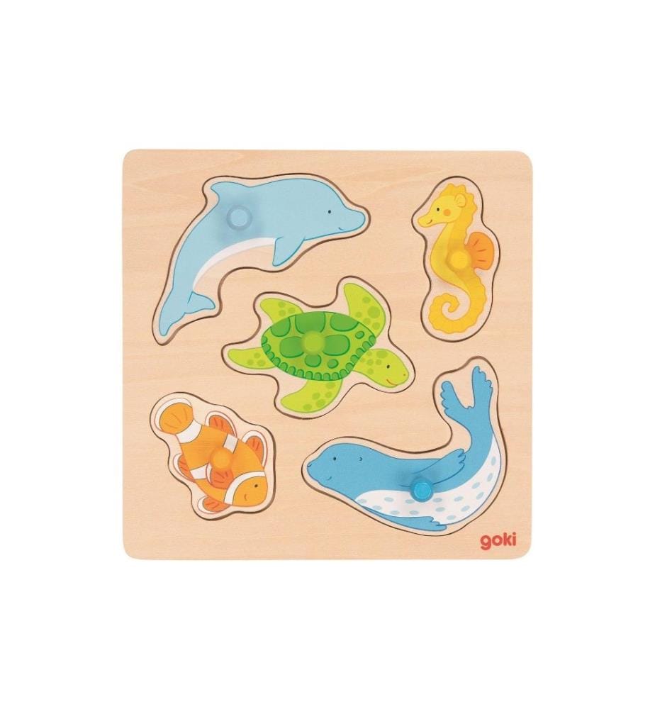 GOKI - Puzzle en bois Dans la mer