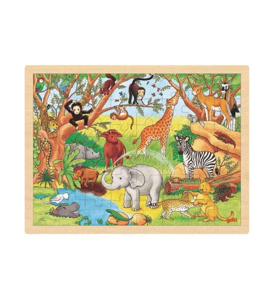 GOKI - Puzzle Encart Puzzle Afrique